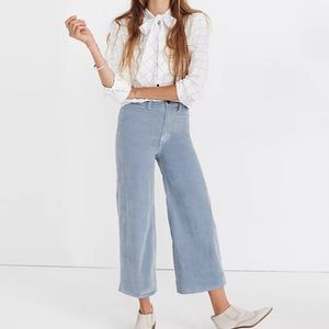 Madewell Flannel Tie-Neck Shirt in Windowpane